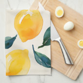 Fruit Citroenblad Boerderij Decor Keukenhanddoek (Quarter Fold)