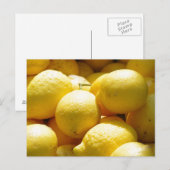 Fruit: citroenen briefkaart (Voorkant / Achterkant)