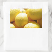Fruit: citroenen rechthoekige sticker (Tas)