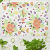 Fruit Citrus Mix Grapefruit Citroen Sinaasappel Theedoek (Gevouwen)