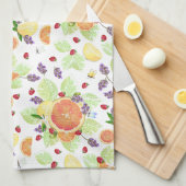 Fruit Citrus Mix Grapefruit Citroen Sinaasappel Theedoek (Quarter Fold)