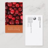  Fruit Closeup Retail Groothandel Visitekaartje (Voorkant / Achterkant)