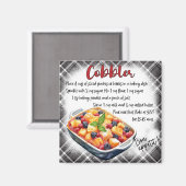 Fruit Cobbler Recipe Magneet (Voorkant / Achterkant)