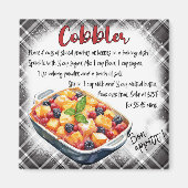 Fruit Cobbler Recipe Magneet (Voorkant)
