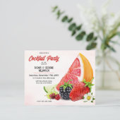 Fruit Cocktail Kaart (Staand voorkant)