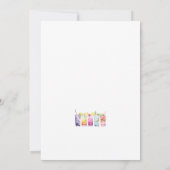 Fruit Cocktails Minimalistische Elegant Couples Do Kaart (Achterkant)