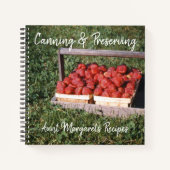 Fruit Conserven Canning Journal Recept Notitieboek (Voorkant)