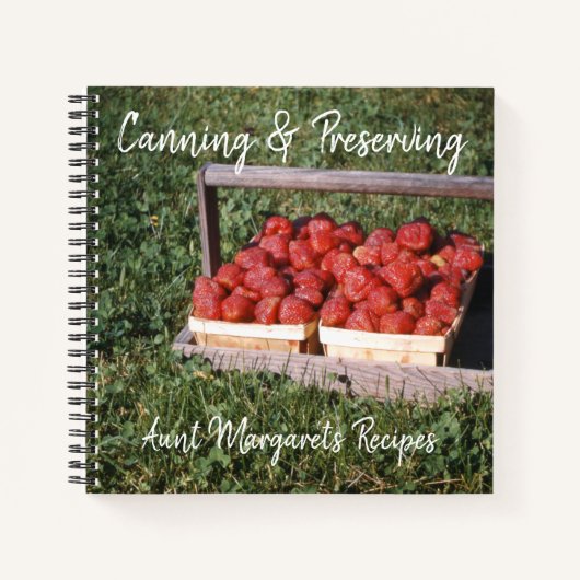 Fruit Conserven Canning Journal Recept Notitieboek (Voorkant)