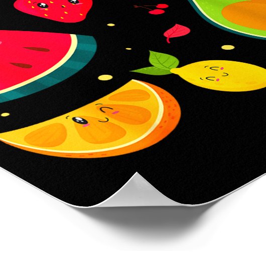 Fruit Costume Sweet Tea Fruit Salad Men Women Coup Poster (Hoek)