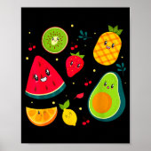 Fruit Costume Sweet Tea Fruit Salad Men Women Coup Poster (Voorkant)