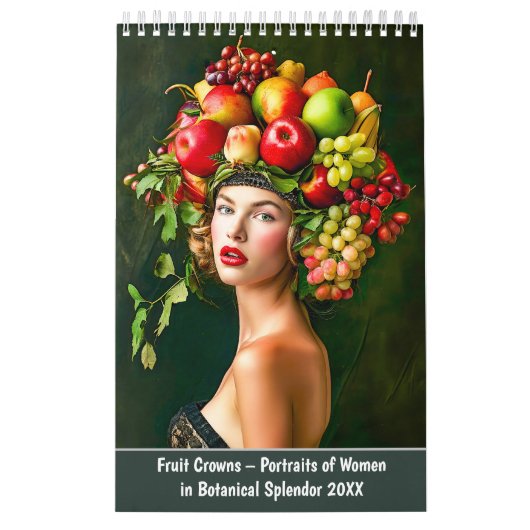 Fruit Crowns – Portraits of Women in Botanical Spl Kalender (Hoes)