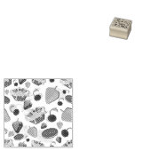 Fruit & Cupcakes Rubberstempel (Gestempeld)