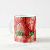 Fruit Cups - Aardbei Design Kermische Mok (Voorkant links)