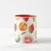 Fruit Cups - Gemengd Fruit Ontwerp Keramische Mok (Midden)