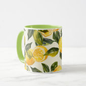 Fruit Cups - Lemon Design Keramische Mok (Voorkant links)