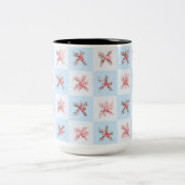 Fruit dat me doet denken aan de winter tweekleurige koffiemok (Center)