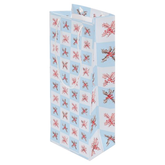 Fruit dat me doet denken aan de winter wijn cadeautas (Achterkant Gekanteld)