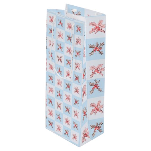 Fruit dat me doet denken aan de winter wijn cadeautas (Voorkant Gekanteld)