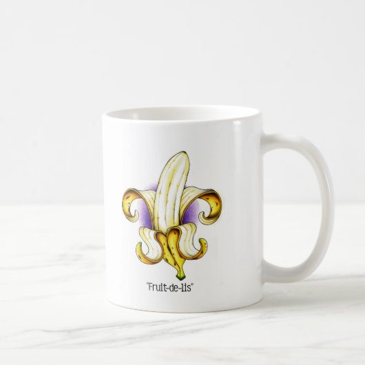Fruit-de-lis-mok! Koffiemok (Rechts)