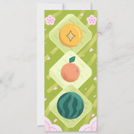 Fruit Decoratie - Funky Cute Stijl Kaart