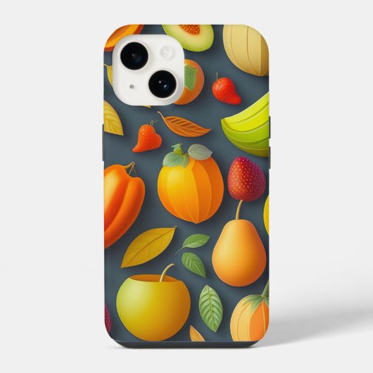 Fruit Design iPhone Hoesje iPhone 14 Hoesje (Achterkant)