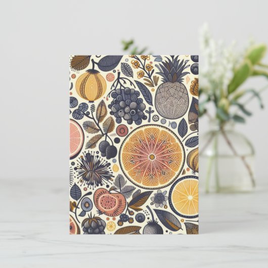 Fruit Design Kaart (Staand voorkant)