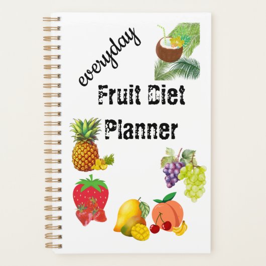 Fruit dieetplanner planner (Voorkant)