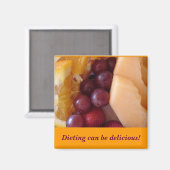 fruit, Diëten kan heerlijk zijn! Magneet (Voorkant / Achterkant)