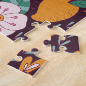 Fruit doodles, handgetekende zomerdecor. legpuzzel (Zijkant)