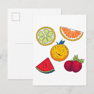 Fruit door Nico Briefkaart