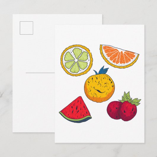 Fruit door Nico Briefkaart (Voorkant / Achterkant)