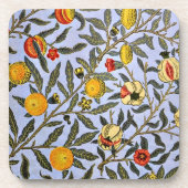Fruit, een William Morris patroon, Bier Onderzetter (Voorkant)