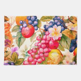 Fruit en Bloemen Keuken Dish Handdoek