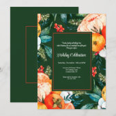 Fruit en Bloemen Uitnodiging (Voorkant / Achterkant)