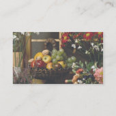 Fruit en bloemen visitekaartje (Achterkant)