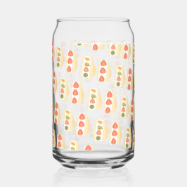 Fruit en crème dessert broodjes blikvorm glas