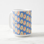 Fruit en crème dessert broodjes koffiemok (Voorkant links)