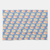 Fruit en crème dessert broodjes theedoek (Horizontaal)