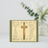 Fruit en geschenken van de Heilige Geest Postkaart (Staand voorkant)