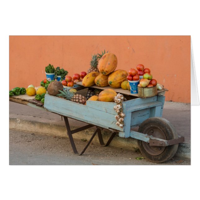 Fruit- en groentekraam, Cuba (Voorkant Horizontaal)