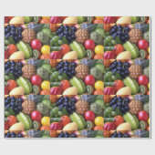 Fruit en groenten inpakpapier (Vlak)