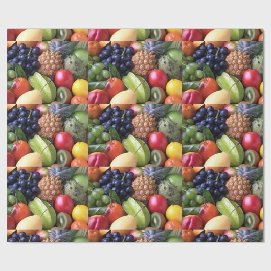 Fruit en groenten inpakpapier (Vlak)