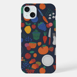 Fruit en Groenten Keuken Thema Hoesje iPhone 15 Plus Case