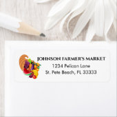 Fruit en groenten produceren winkel retouradres etiket (Insitu)