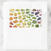 Fruit en groenten! rechthoekige sticker (Tas)
