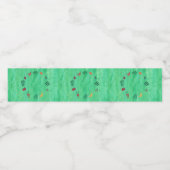 Fruit en groenten Schilderetiketten voor waterfles Waterfles Etiket (Enkel label)