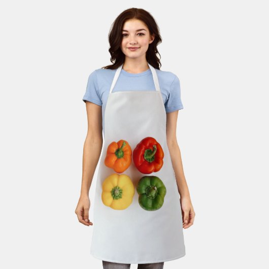 Fruit En Groenten Schort (Gedragen)