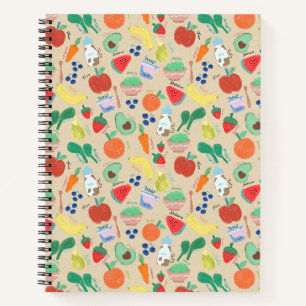 Fruit en groenten - voedsel Spiral Notitieboek