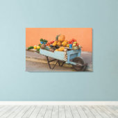 Fruit- en groentewagen, Cuba Canvas Afdruk (Insitu (Houten vloer))