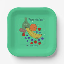 Fruit en Olie 7-inch evenementenborden